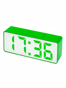 VST 886Y-4 Зеленые часы настольные (без блока)